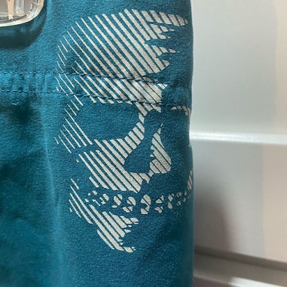 Salt Life Mens SLX/OD Board-shorts Size 30 Surf Skull Print Blue - Picture 9 of 9